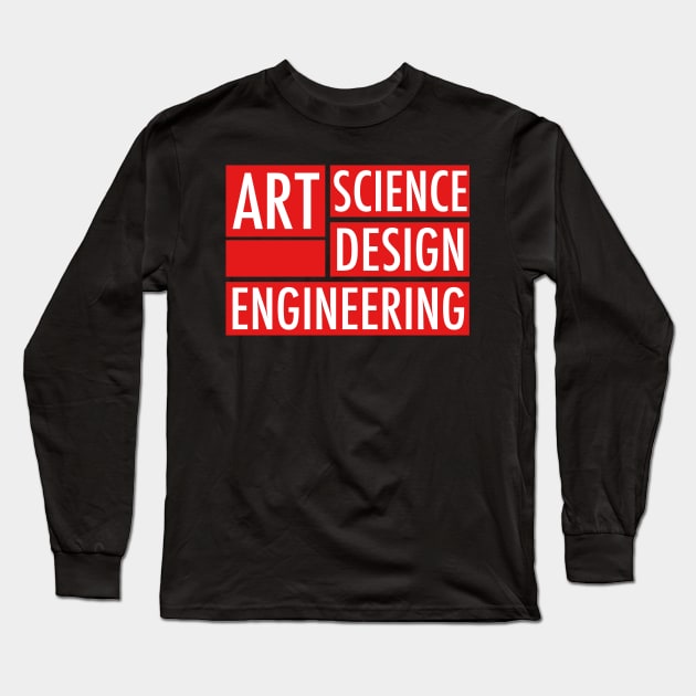 Art Science Design Engineering Long Sleeve T-Shirt by isstgeschichte